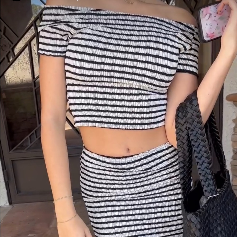 Split Decision Crop Top